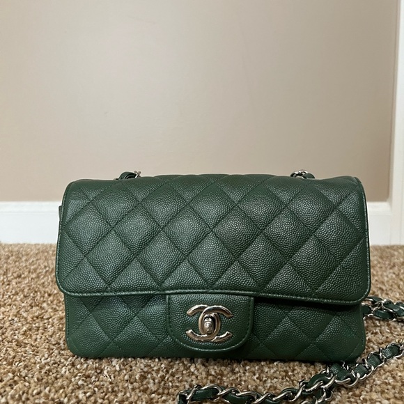 chanel mini rectangular still have box, card - Picture 2 of 9